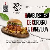 Hamburguesa de Cordero en Barbacoa